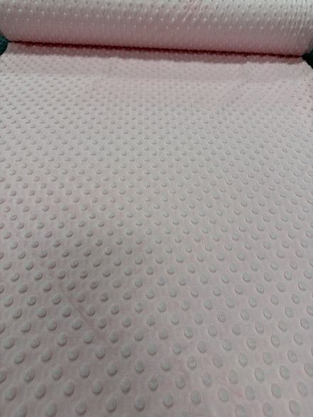 Minky Dots Lt Pink SMD7581 58/60"
