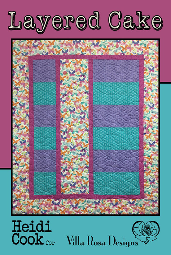 Villa Rosa Layered Cake Pattern