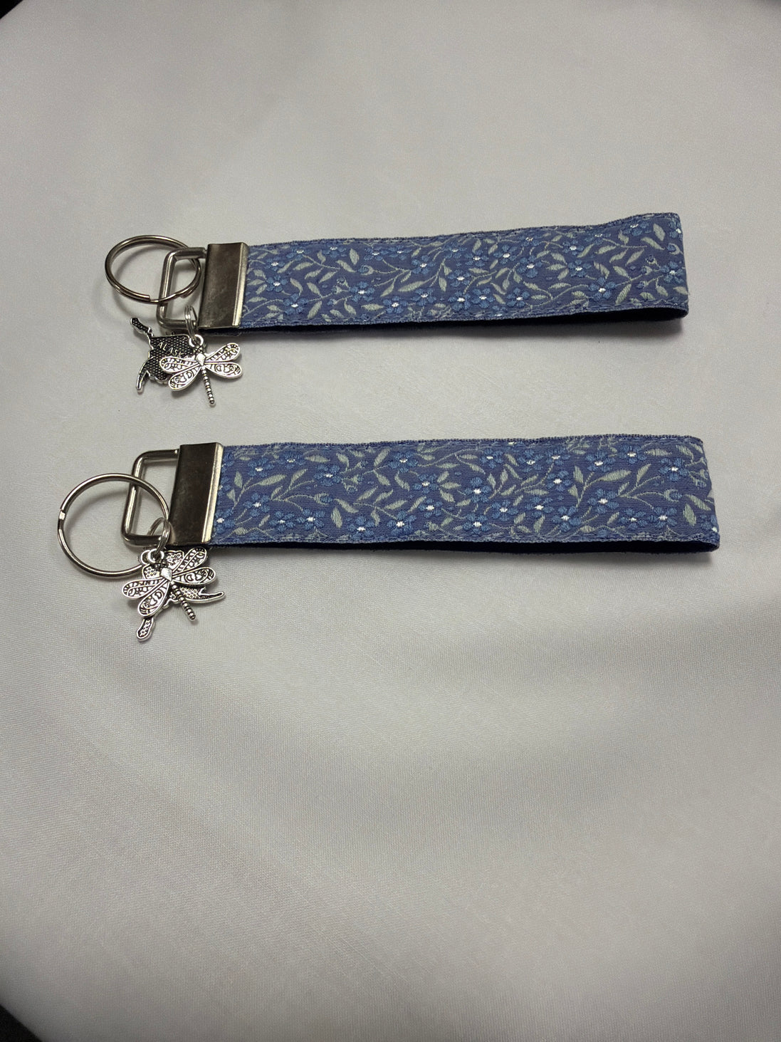 Alaskan Jacquard Key Fob Forget-Me-Not