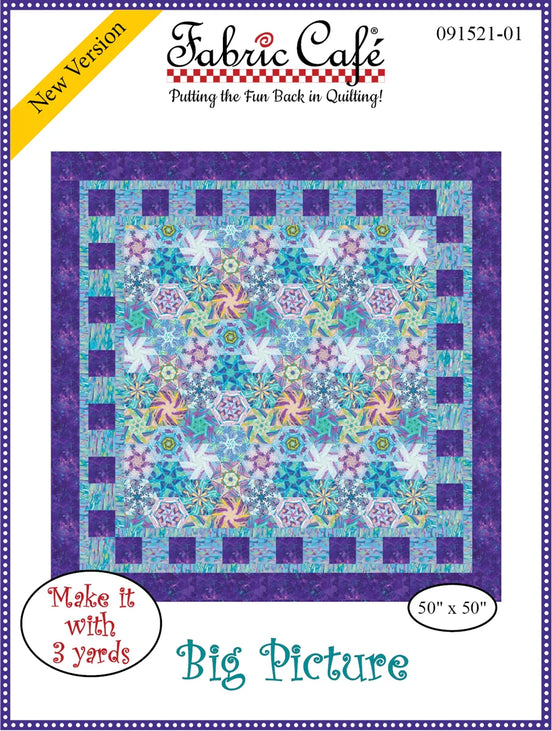 Fabric Cafe Big Picture 3-Yard Lap Quilt