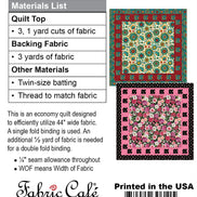 Fabric Cafe Big Picture 3-Yard Lap Quilt