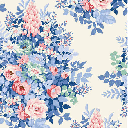 Tilda Something Blue Whimsyflower Cream