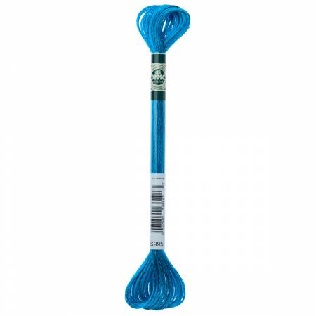 DMC Satin Floss #S995 Aurora Blue Rayon