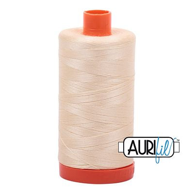 Aurifil 50wt #2123 Butter 1422 yd