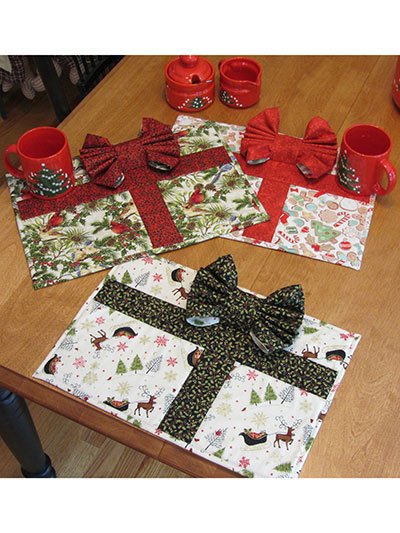 Pretty Package Placemats Pattern