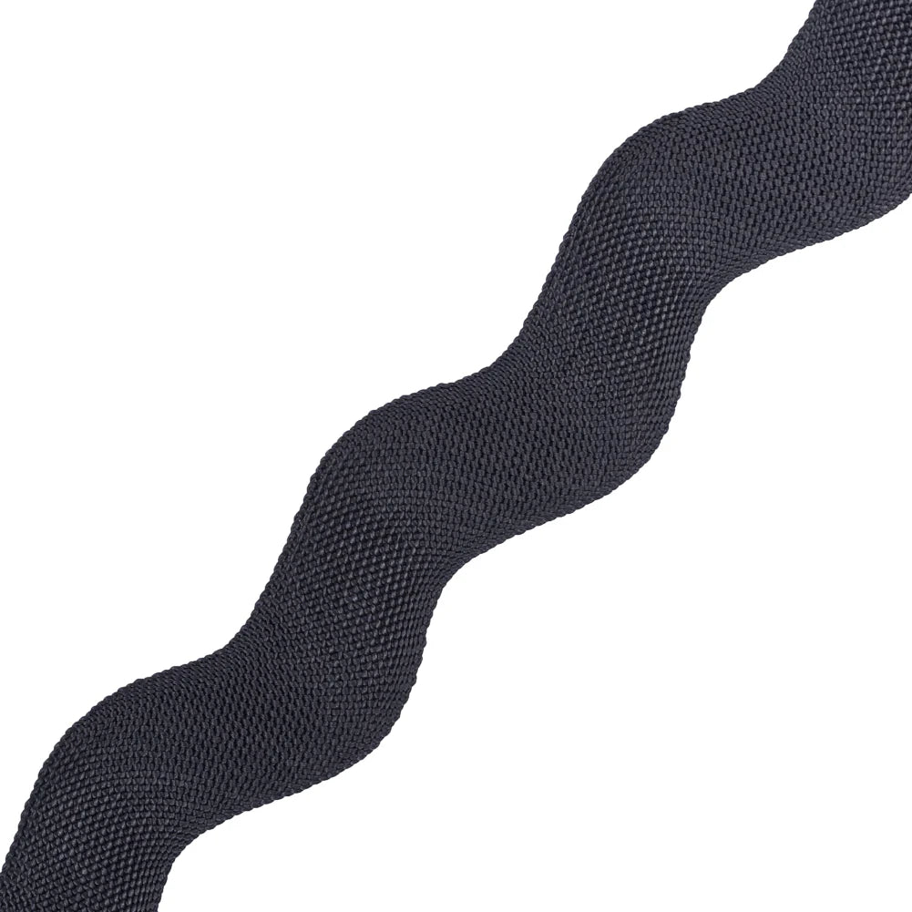 Ric Rac Charcoal 3/4" 100% Cotton