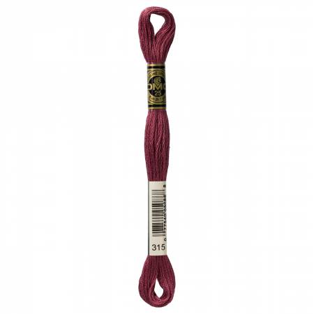 Embroidery Floss 8.7yd #315 MED DARK ANTIQUE MAUVE