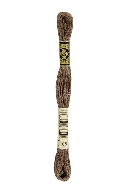 DMC Embroidery Floss 8.7yd #08 DARK DRIFTWOOD