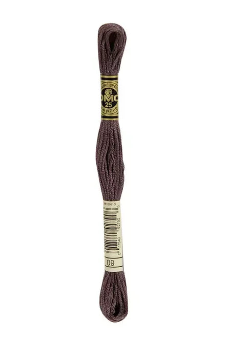 DMC Embroidery Floss 8.7yd #09 VERY DARK COCOA