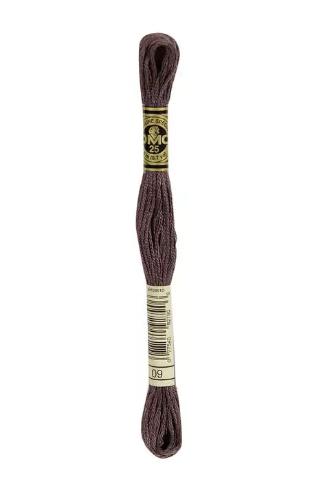 DMC Embroidery Floss 8.7yd #09 VERY DARK COCOA