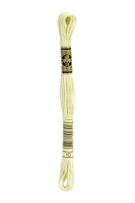 DMC Embroidery Floss 8.7yd #10 VERY LT TENDER GREEN