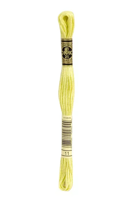 DMC Embroidery Floss 8.7yd #11 LIGHT TENDER GREEN