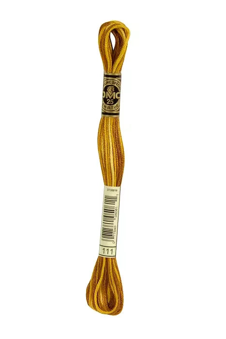 DMC Embroidery Floss 8.7yd #111 VARI MUSTARD