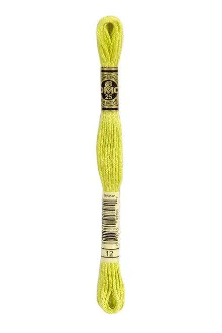 DMC Embroidery Floss 8.7yd #12 TENDER GREEN
