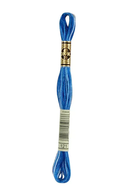 DMC Embroidery Floss 8.7yd #121 VARI DELFT BLUE