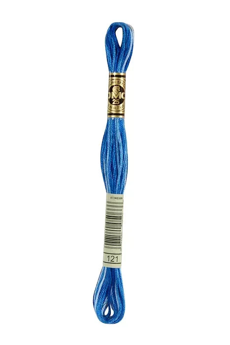 DMC Embroidery Floss 8.7yd #121 VARI DELFT BLUE