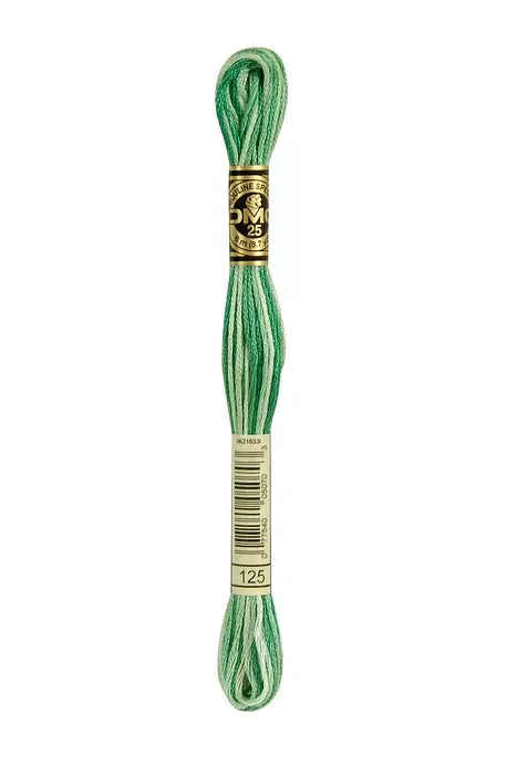 DMC Embroidery Floss 8.7yd #125 VARI SEAFOAM GREEN
