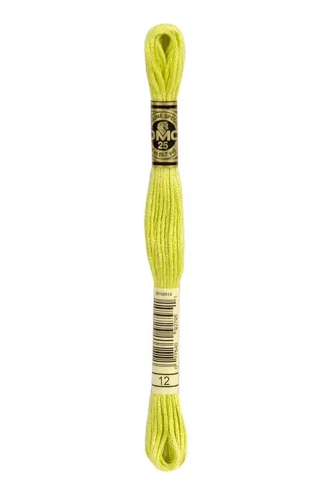 DMC Embroidery Floss 8.7yd #12 TENDER GREEN