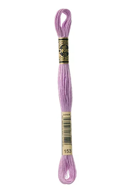 DMC Embroidery Floss 8.7yd #153 VERY LIGHT VIOLET