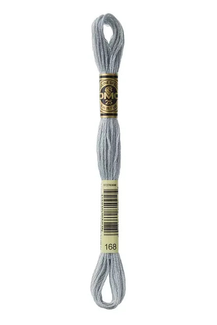 DMC Embroidery Floss 8.7yd #168 VERY LIGHT PEWTER