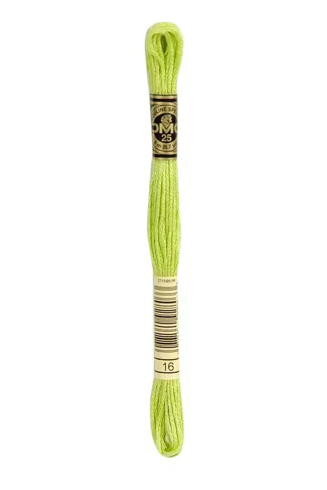 DMC Embroidery Floss 8.7yd #16 LIGHT CHARTREUSE
