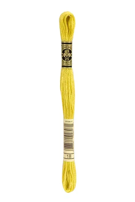 DMC Embroidery Floss 8.7yd #18 YELLOW PLUM