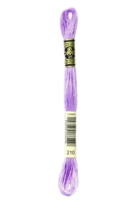 DMC Embroidery Floss 8.7yd #210 MEDIUM LAVENDER