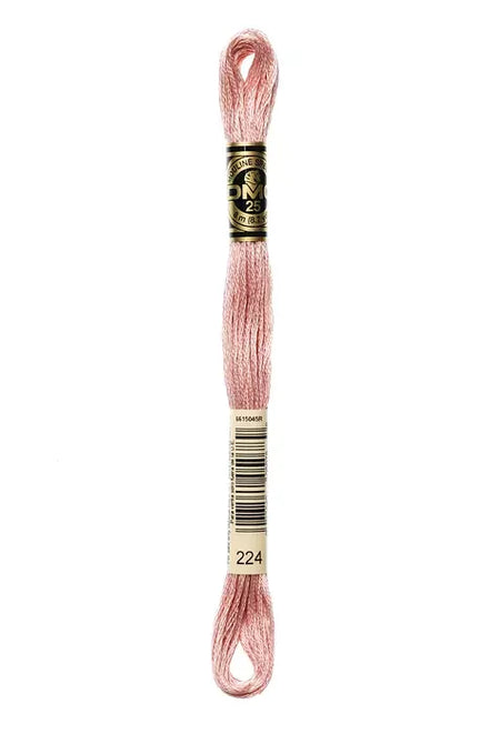 DMC Embroidery Floss 8.7yd #224 VERY LIGHT SHELL PINK