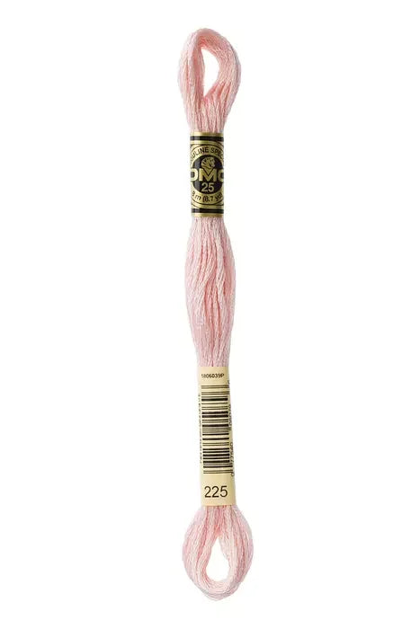 DMC Embroidery Floss 8.7yd #225 ULTRA V LT SHELL PINK