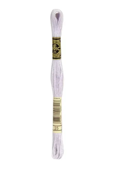 DMC Embroidery Floss 8.7yd #25 ULTRA LIGHT LAVENDER