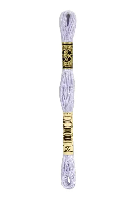 DMC Embroidery Floss 8.7yd #26 PALE LAVENDER