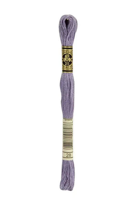 DMC Embroidery Floss 8.7yd #28 MEDUIM LIGHT EGGPLANT