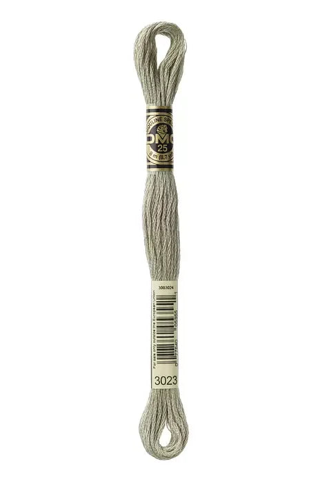 DMC Embroidery Floss 8.7yd #3023 LIGHT BROWN GRAY