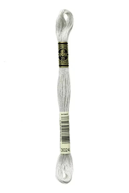 DMC Embroidery Floss 8.7yd #3024 VERY LIGHT BROWN GRAY