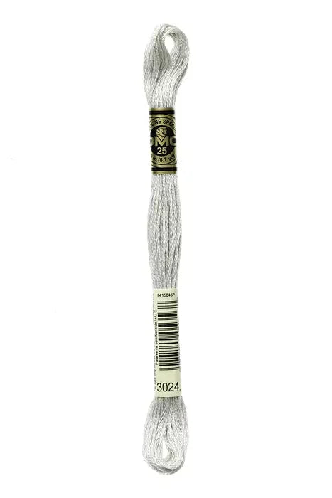 DMC Embroidery Floss 8.7yd #3024 VERY LIGHT BROWN GRAY