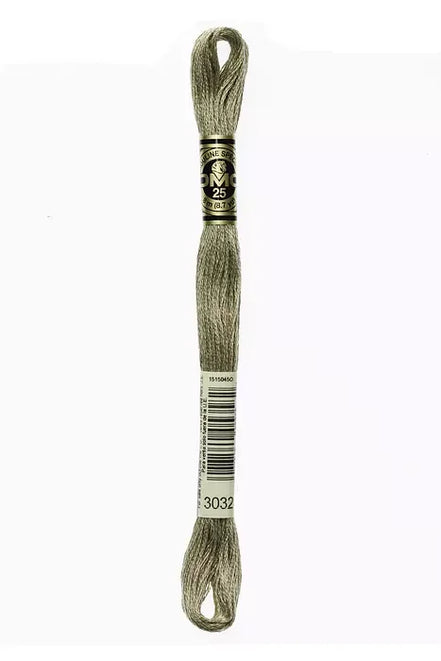 DMC Embroidery Floss 8.7yd #3032 MEDIUM MOCHA BROWN