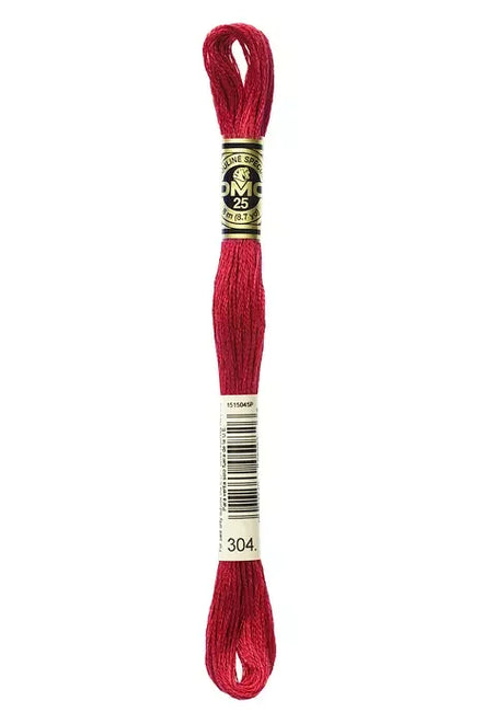 DMC Embroidery Floss 8.7yd #304 MEDIUM RED