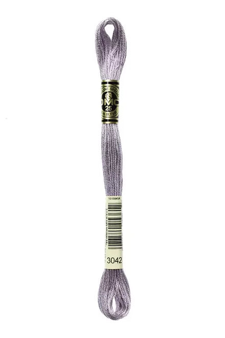 DMC Embroidery Floss 8.7yd #3042 LIGHT ANTIQUE VIOLET