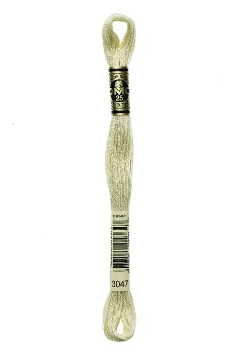 DMC Embroidery Floss 8.7yd #3047 LIGHT YELLOW BEIGE