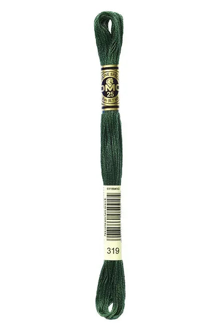 DMC Embroidery Floss 8.7yd #319 V DK PISTACHIO GREEN
