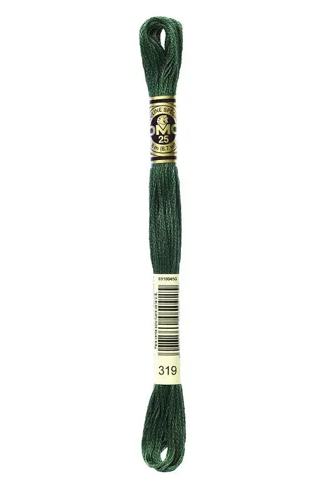 DMC Embroidery Floss 8.7yd #319 V DK PISTACHIO GREEN
