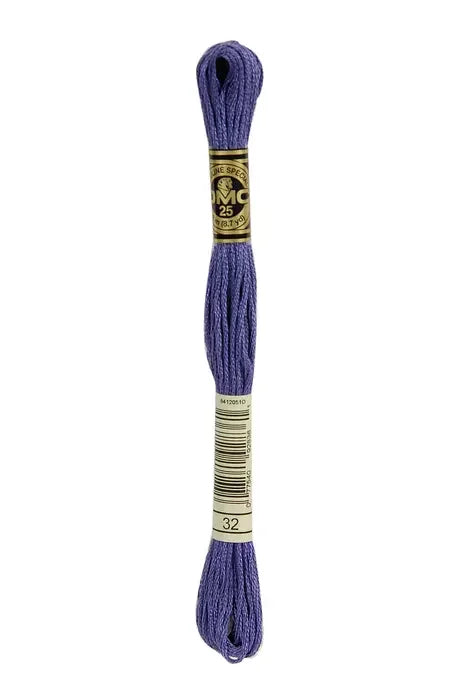 DMC Embroidery Floss 8.7yd #32 DARK BLUEBERRY