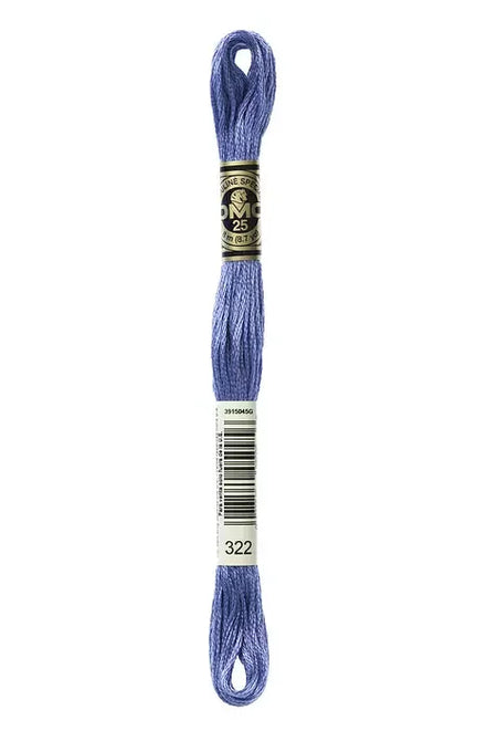 DMC Embroidery Floss 8.7yd #322 DARK BABY BLUE