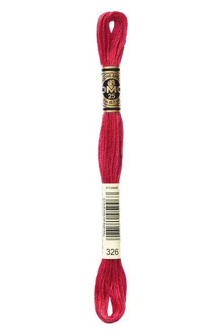 DMC Embroidery Floss 8.7yd #326 VERY DARK ROSE
