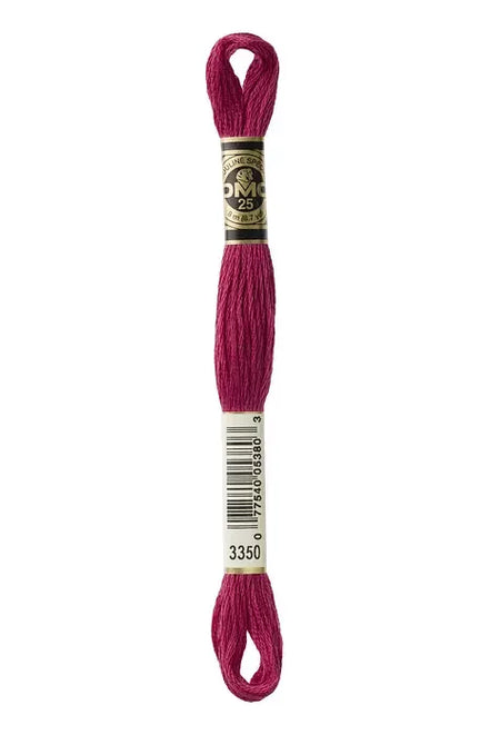 DMC Embroidery Floss 8.7yd #3350 ULTRA DARK DUSTY ROSE