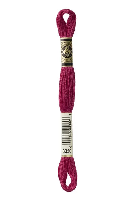 DMC Embroidery Floss 8.7yd #3350 ULTRA DARK DUSTY ROSE