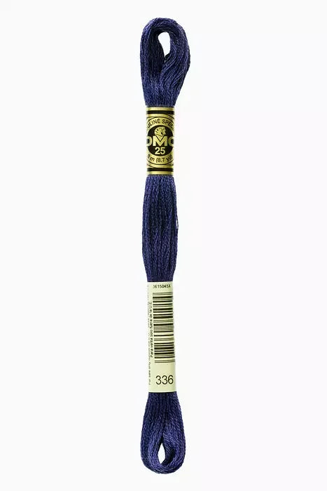 DMC Embroidery Floss 8.7yd #336 NAVY BLUE