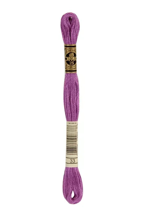 DMC Embroidery Floss 8.7yd #33 FUCSHIA