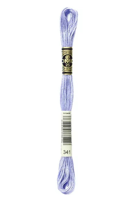 DMC Embroidery Floss 8.7yd #341 LIGHT BLUE VIOLET