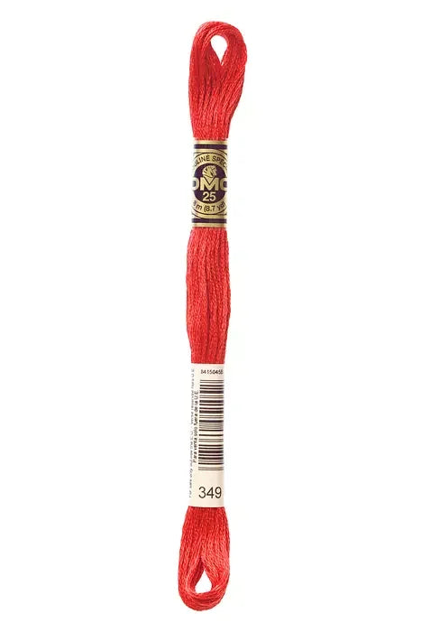 DMC Embroidery Floss 8.7yd #349 DARK CORAL